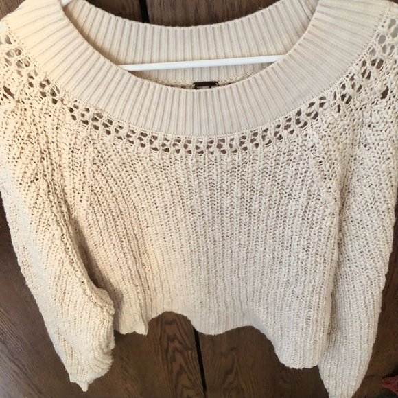 Free People Beige Sweater XS - Picture 2 of 4